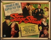 9c420 STAGE STRUCK 1/2sh 1948 great images of Kane Richmond, pretty Audrey Long!