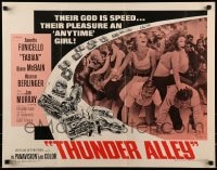 9c455 THUNDER ALLEY 1/2sh 1967 Annette Funicello, Fabian, car racing, lots of sexy girls!