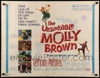 9c472 UNSINKABLE MOLLY BROWN 1/2sh 1964 Debbie Reynolds, get out of the way or hit in the heart!