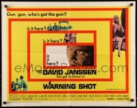9c483 WARNING SHOT 1/2sh 1966 David Janssen, Joan Collins, sexy girls, who's got the gun?