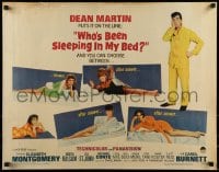 9c489 WHO'S BEEN SLEEPING IN MY BED 1/2sh 1963 Dean Martin puts it on the line w/four sexy babes!