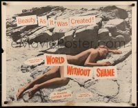 9c494 WORLD WITHOUT SHAME 1/2sh 1963 sexy naked beauties retreated to an island paradise!