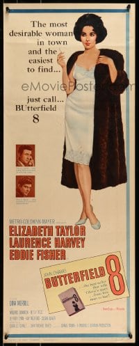 9c574 BUTTERFIELD 8 insert 1960 callgirl Elizabeth Taylor, most desirable and easiest to find!