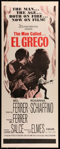 9c636 EL GRECO insert 1965 Mel Ferrer, Rosanna Schiaffino, Rosi Di Pietro!