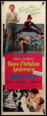 9c689 HANS CHRISTIAN ANDERSEN insert 1953 images of Danny Kaye, Zizi Jeanmaire!