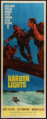 9c691 HARBOR LIGHTS insert 1963 each light spelled danger in the harbor of no return!