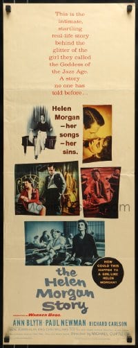 9c695 HELEN MORGAN STORY insert 1957 Paul Newman loves pianist Ann Blyth, her songs, and her sins!