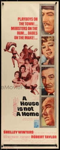 9c709 HOUSE IS NOT A HOME insert 1964 Shelley Winters, Robert Taylor & 7 sexy hookers in brothel!