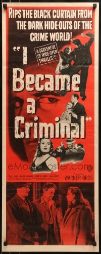 9c719 I BECAME A CRIMINAL insert 1948 Alberto Cavalcanti's They Made Me a Fugitive, Trevor Howard!