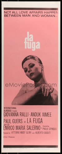 9c757 LA FUGA insert 1966 Paola Spinola directed Italian lesbian sex drama, pretty Giovanna Ralli!