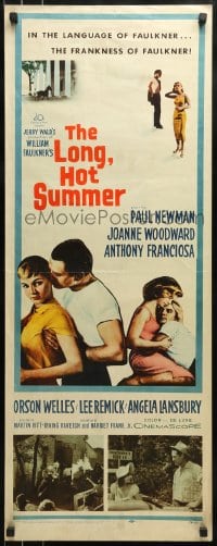 9c780 LONG, HOT SUMMER insert 1958 Paul Newman, Joanne Woodward, Faulkner, directed by Martin Ritt!
