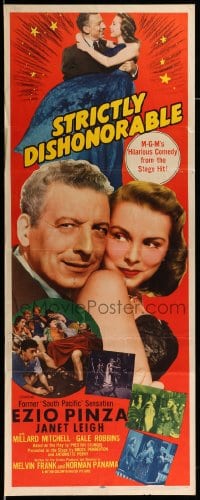 9c924 STRICTLY DISHONORABLE insert 1951 what are Ezio Pinza's intentions toward Janet Leigh?