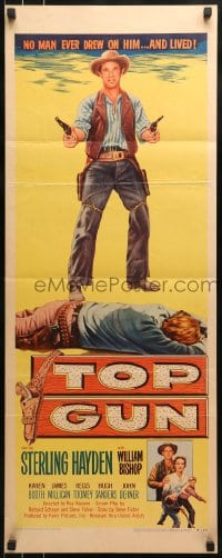 9c958 TOP GUN insert 1955 Sterling Hayden had to live up to his name or be buried under it!