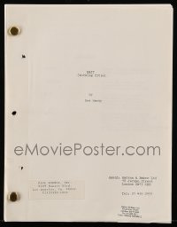 9d028 BAIT English script 1980s unproduced screenplay by Eva Hardy!
