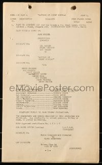 9d031 BATTLES OF CHIEF PONTIAC dialogue script 1952 screenplay by Jack de Witt!