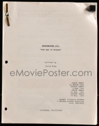 9d032 BEASTMASTER III fourth draft TV script March 14, 1995, screenplay by David Wise!