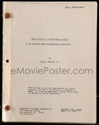 9d038 BEVERLY HILLS COP revised final draft script April 30, 1984, screenplay by Daniel Petrie Jr.!