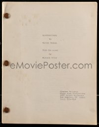 9d044 BLOODBROTHERS script 1978 screenplay by Walter Newman, early Richard Gere!
