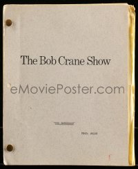 9d046 BOB CRANE SHOW TV revised draft script 1975 screenplay by Norman S. Powell, Cohan & Allen!