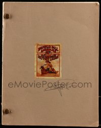 9d054 BUFFALO BILL & THE INDIANS Canadian script Jul 17, 1975 screenplay by Altman, signed by Perri