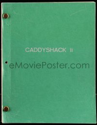 9d058 CADDYSHACK 2 revised 2nd draft script Aug 28, 1987 screenplay by Torokvei, Ramis & Dangerfield