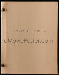 9d172 KING OF THE GYPSIES final draft script August 1977, screenplay by Frank Pierson & Bob Foster!
