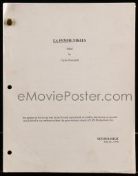 9d176 LA FEMME NIKITA TV revised script July 23, 1996, pilot episode screenplay by Cyrus Nowrasteh!