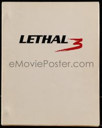 9d185 LETHAL WEAPON 3 revised draft script September 6, 1991, screenplay by Jeffrey Roam & Kamen!