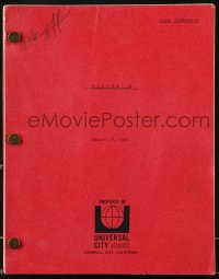 9d197 MADAME X final draft script August 13, 1964, screenplay by Jean Holloway!