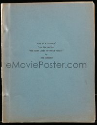 9d201 MANY LOVES OF DOBIE GILLIS TV script 1959 screenplay by Max Shulman, Love is a Science!