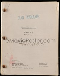 9d216 MONITOR & MERRIMACK first draft script Jun 1980 unproduced screenplay, signed by Tavoularis!