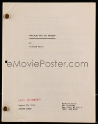 9d228 NEW YORK STORIES second draft script August 25, 1988, screenplay by Richard Price!