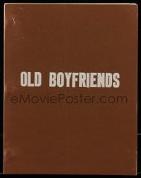 9d234 OLD BOYFRIENDS revised draft script Dec 12, 1977, screenplay by Paul & Leonard Schrader!