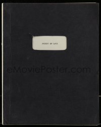 9d250 PRIEST OF LOVE first draft English script July 1979, screenplay by Alan Plater, D.H. Lawrence!