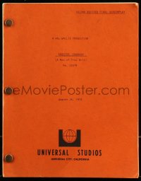 9d272 ROOSTER COGBURN 2nd revised final script Aug 26, 1974, screenplay by Julien, working title!