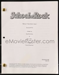9d286 SCHOOL OF ROCK TV shooting draft script April 20, 2015, screenplay by Gigi McCreery & Perry Rein