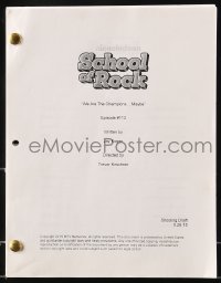 9d285 SCHOOL OF ROCK shooting draft TV script May 26, 2015, screenplay by Jay Kogen!