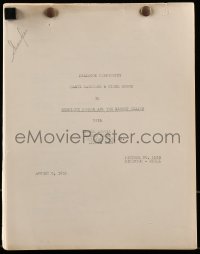 9d296 SHERLOCK HOLMES & THE SECRET WEAPON dialogue continuity script 1942 by Love, Darling & Hartman
