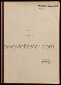 9d313 STEEL DAWN second draft shooting script October 11, 1986, screenplay by Doug Lefler!