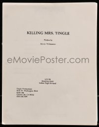 9d334 TEACHING MRS. TINGLE revised shooting draft script Apr 30, 1998 screenplay by Kevin Williamson