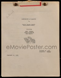 9d339 THIS ISLAND EARTH continuity & dialogue script Feb 26, 1955, screenplay by Coen & Callaghan!