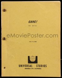 9d355 WALK PROUD revised final draft script July 13, 1978, screenplay by Evan Hunter, working title!