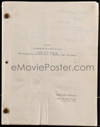 9d356 WATCHER first revised draft script July 31, 1999, screenplay by David Elliot, working title!