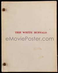 9d362 WHITE BUFFALO revised second draft script March 19, 1976, screenplay by Richard Sale!