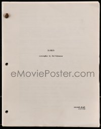 9d366 X-MEN second draft script February 27, 1998, screenplay by Ed Solomon, Marvel Comics!