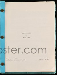 9d060 CAPRICORN ONE revised draft script April 2, 1976, screenplay by Peter Hyams!