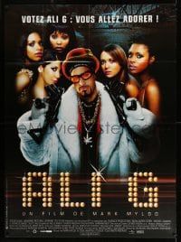 9f611 ALI G INDAHOUSE French 1p 2002 great image of thug Sacha Baron Cohen with sexy girls & guns!