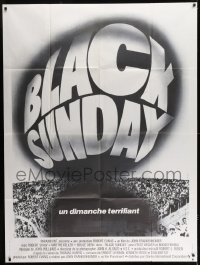 9f647 BLACK SUNDAY French 1p 1977 Frankenheimer, Goodyear Blimp zeppelin disaster, different art!