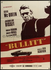 9f667 BULLITT French 1p R2006 Steve McQueen & his famous Mustang, Peter Yates car chase classic!