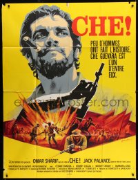 9f677 CHE French 1p 1969 cool different Boris Grinsson art of Omar Sharif as Guevara!